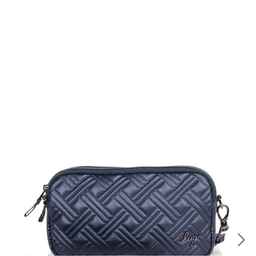 Lug Coupe XL Convertible Crossbody Bag - Metallic Indigo